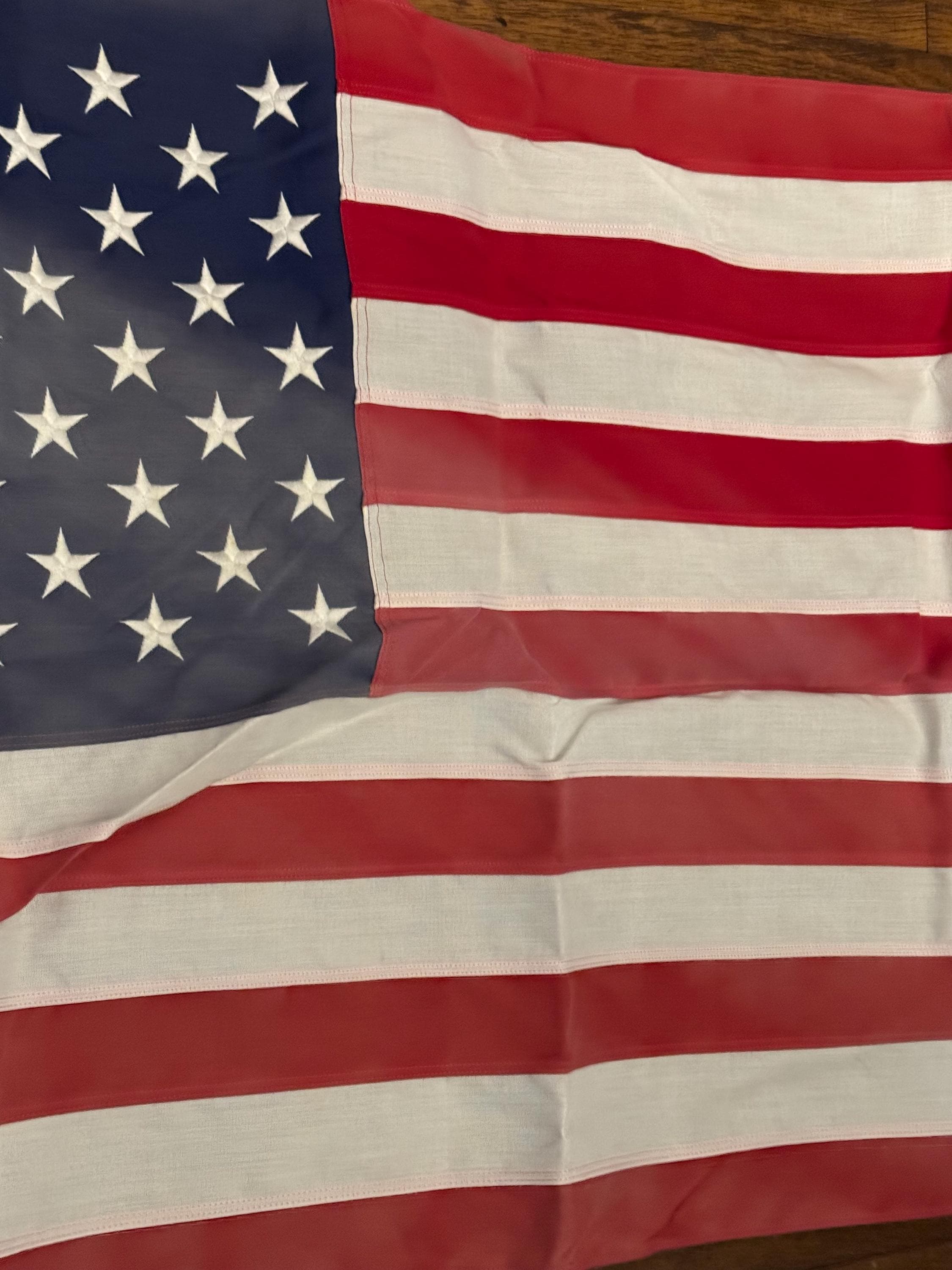Vintage Duratex Valley Forge Made in USA Flag 3 X Ft 100