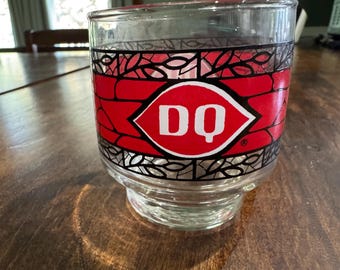 Vintage Dairy Queen Ice Cream Sundae Glass
