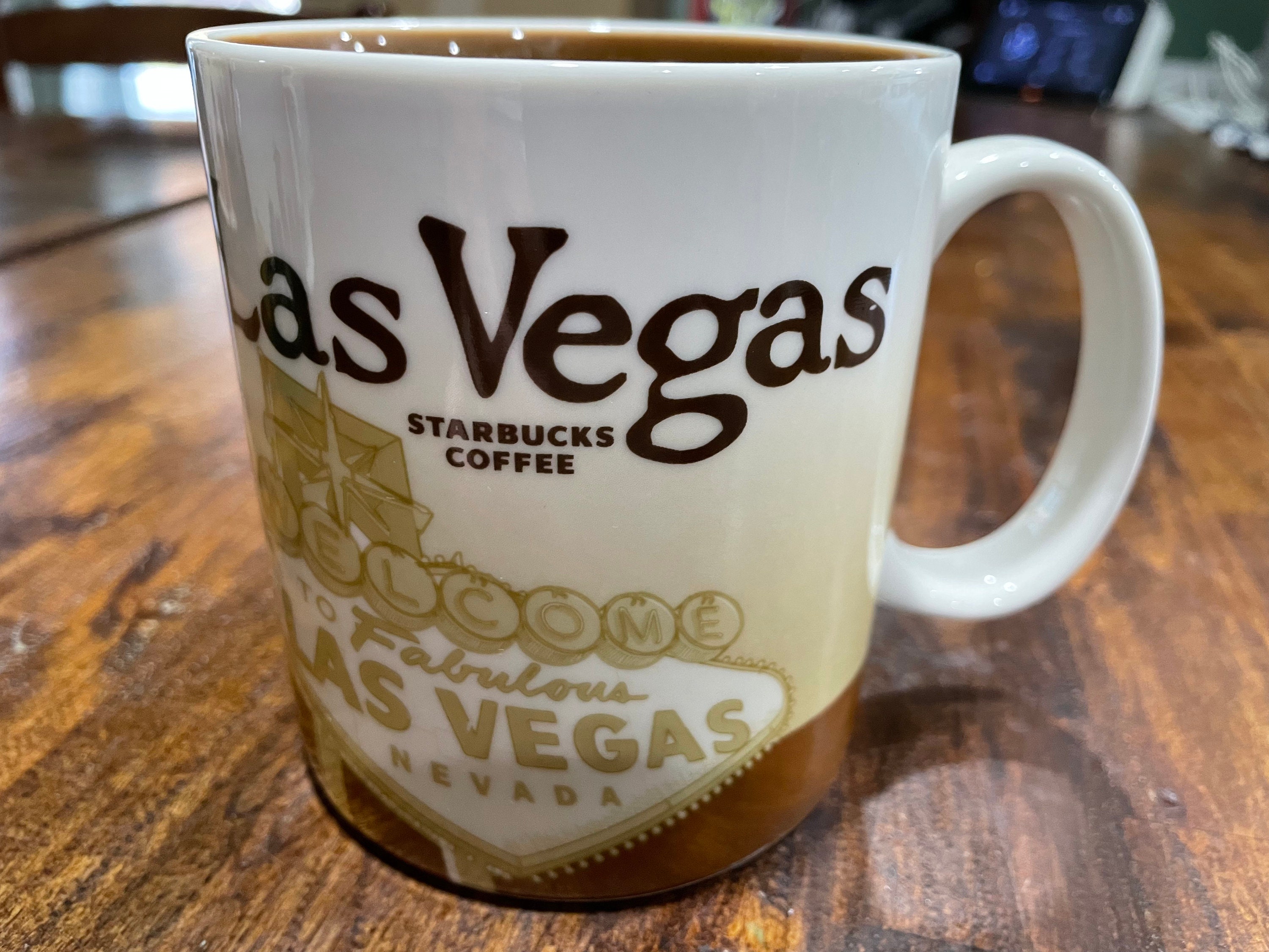 Vintage Las Vegas Starbucks Large Coffee Mug - Etsy