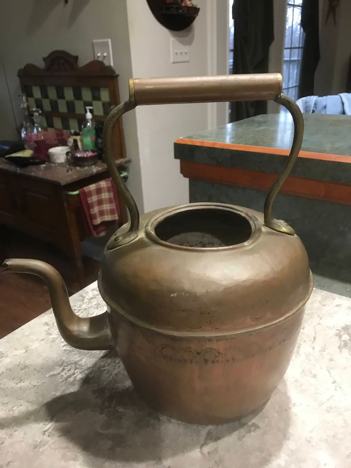 Antique Ornate French Depose Copper Gooseneck Tea Pot Kettle | Etsy