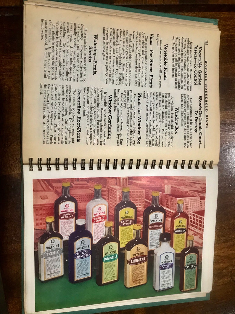 1941 Watkins Household Hints Book Illustrated Advertising Products afbeelding 10