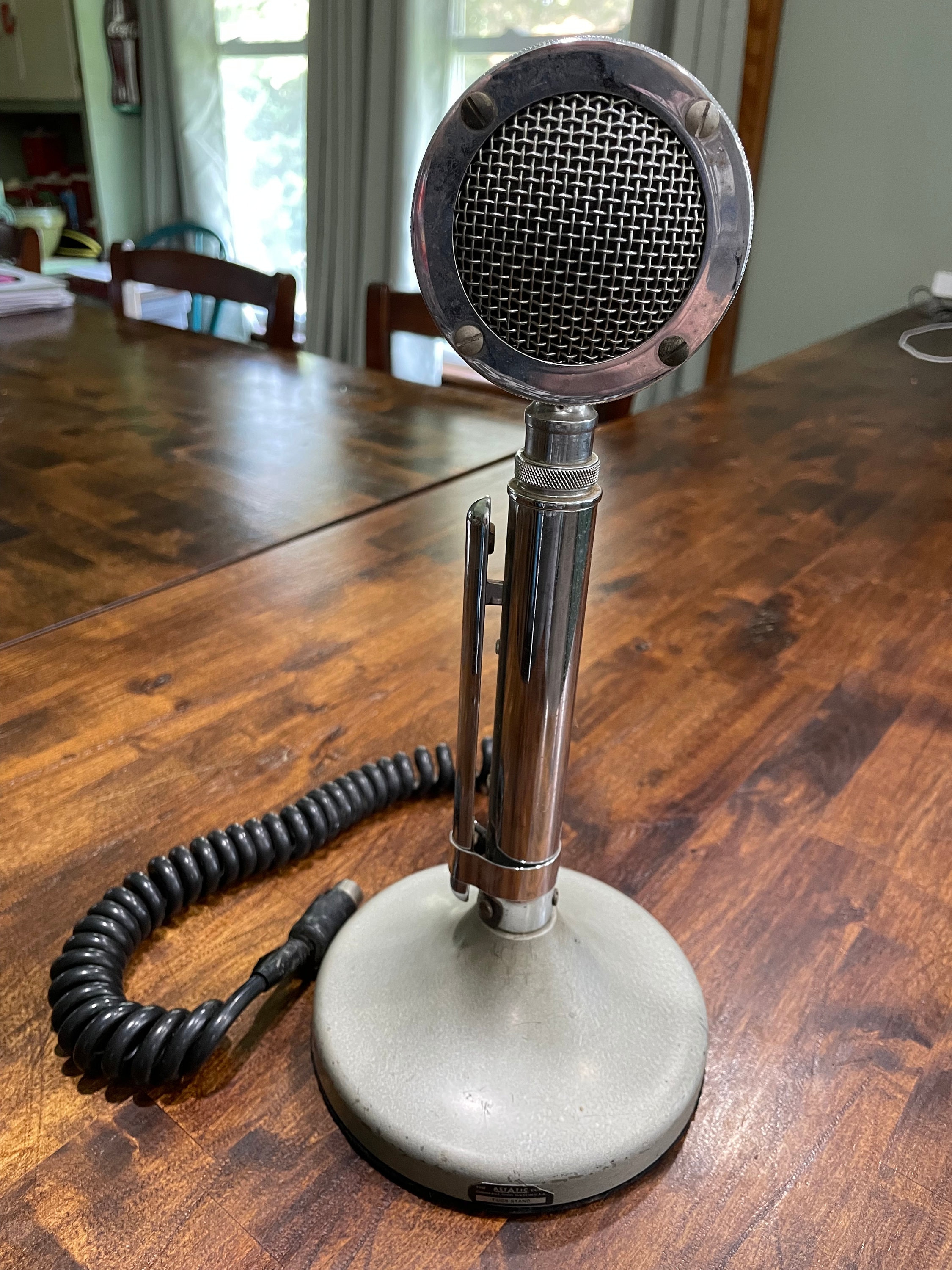 1960's Astatic Corp. Lollipop Microphone Model D-104 for Ham