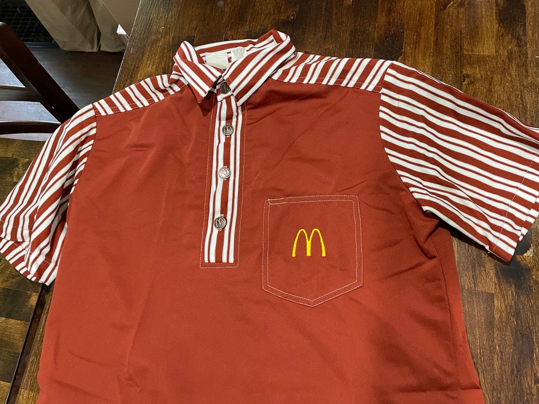 1976 Rare Mcdonalds Employee Uniform Shirt and Pants Etsy
