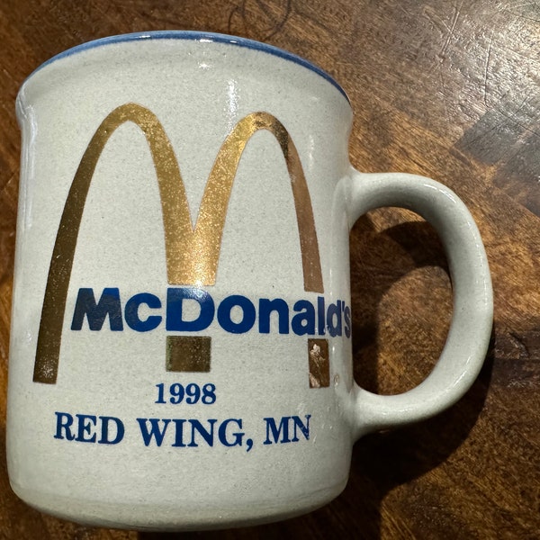 1998 Red Wing McDonalds Minnesota Coffee Mug