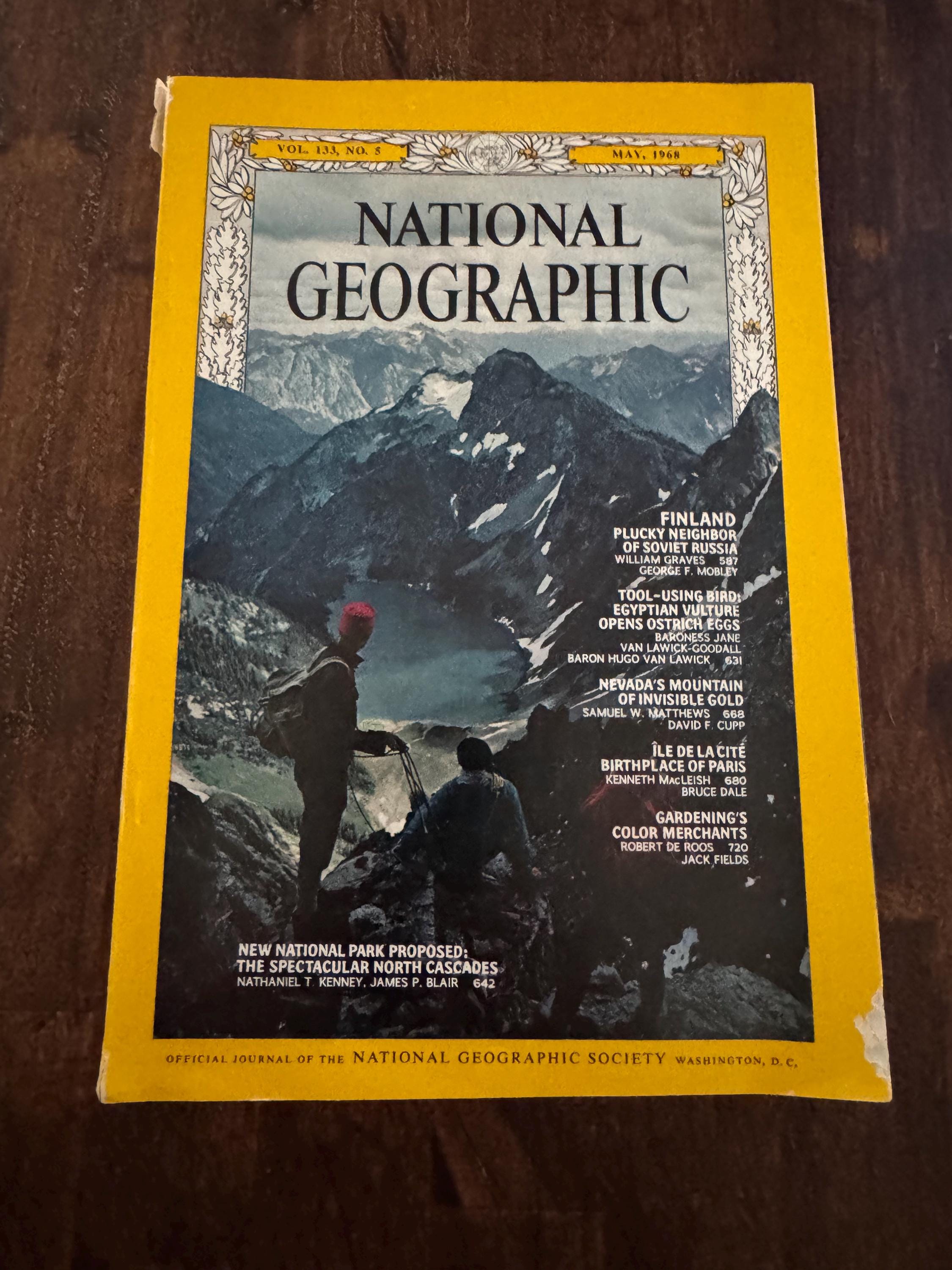 May 1968 National Geographic Magazine - Etsy