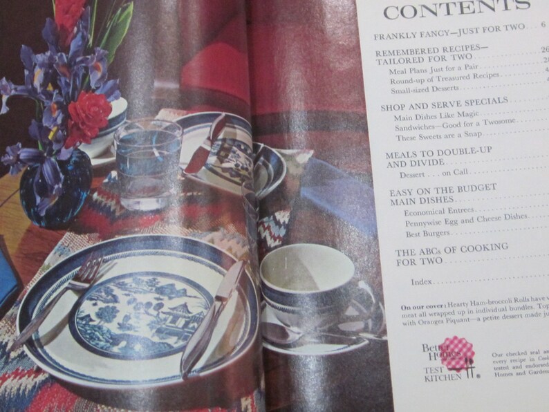 1980 Cooking For Two Cookbook Better Homes and Gardens Etsy