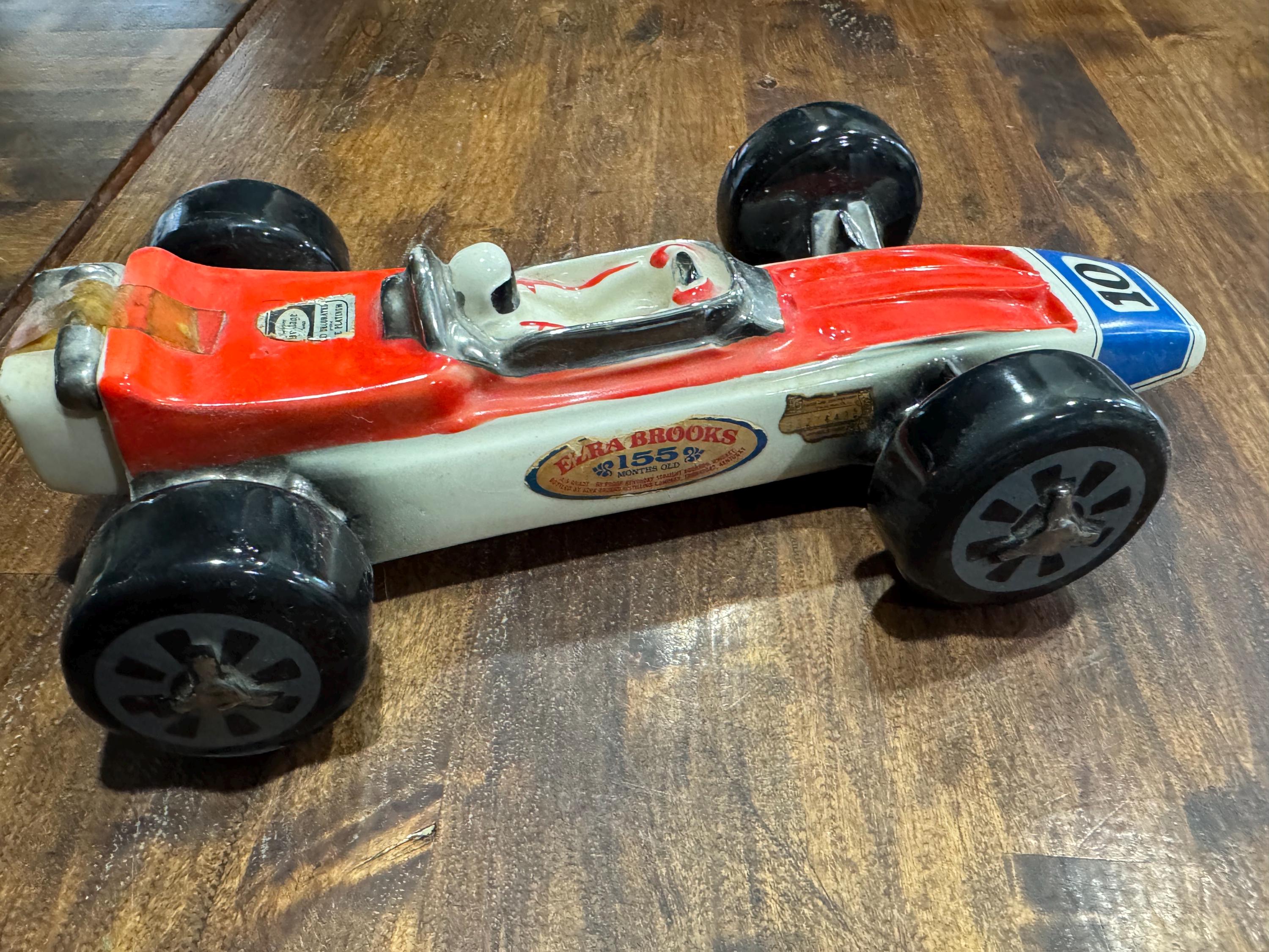 レア!カーズ　缶ペン 1970 Ezra Brooks Indy Car No 10 Whiskey Decanter - Etsy