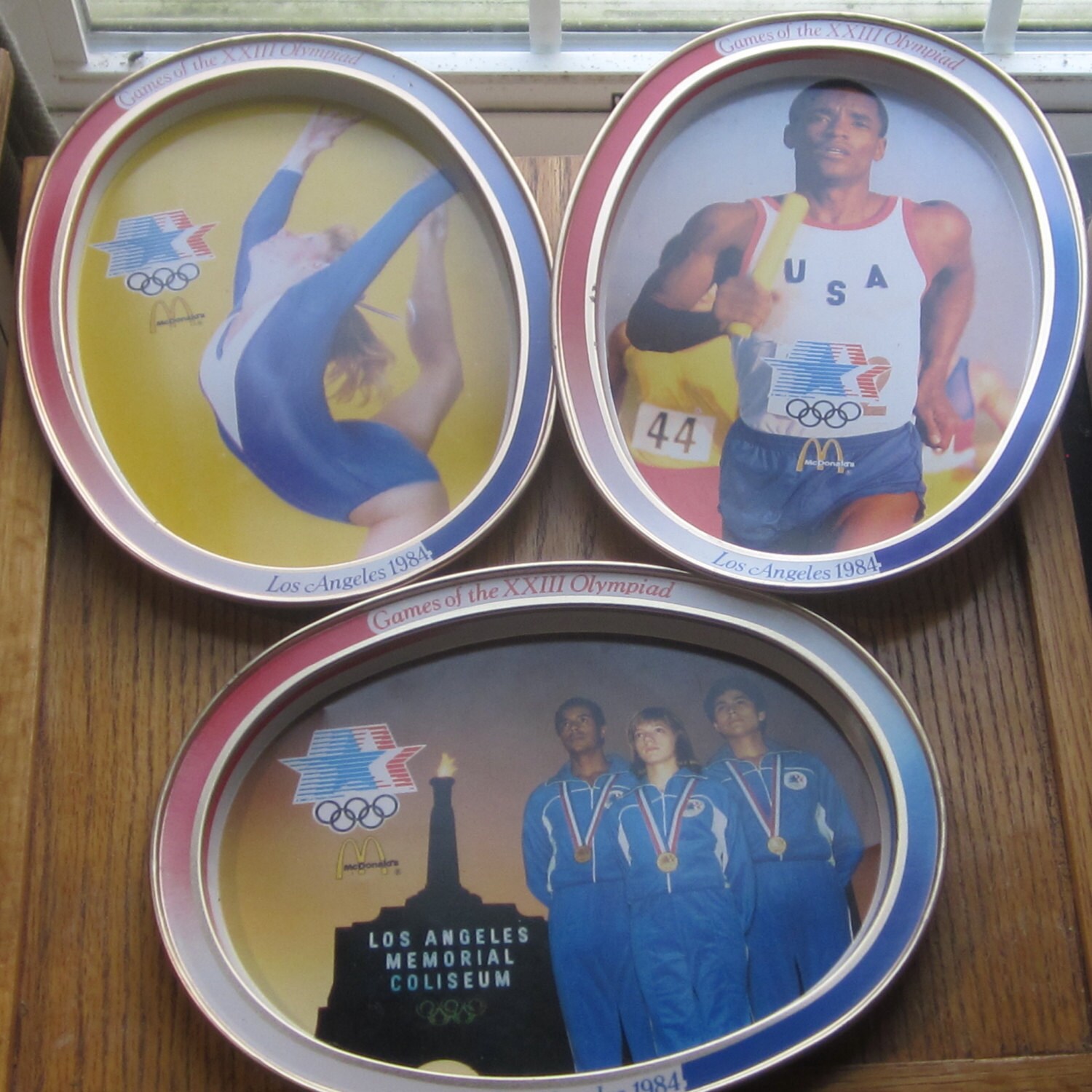 1984 Los Angeles Olympics Mcdonald's Tin Trays Qty of 3 - Etsy