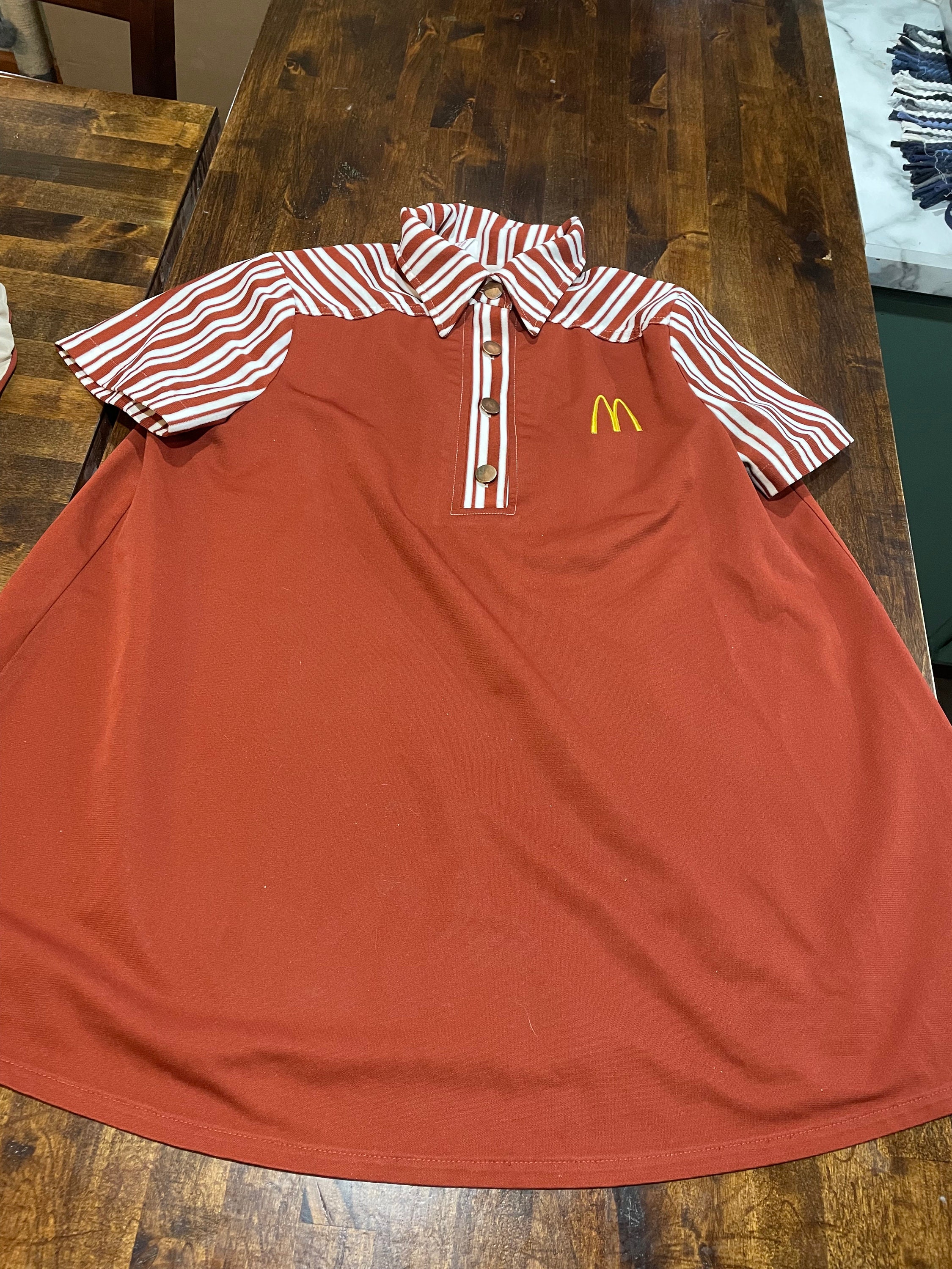 希少 希少 1976年 マクドナルド マタニティ従業員ユニフォーム - Etsy 日本