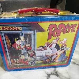 Popeye Lunchbox - Etsy