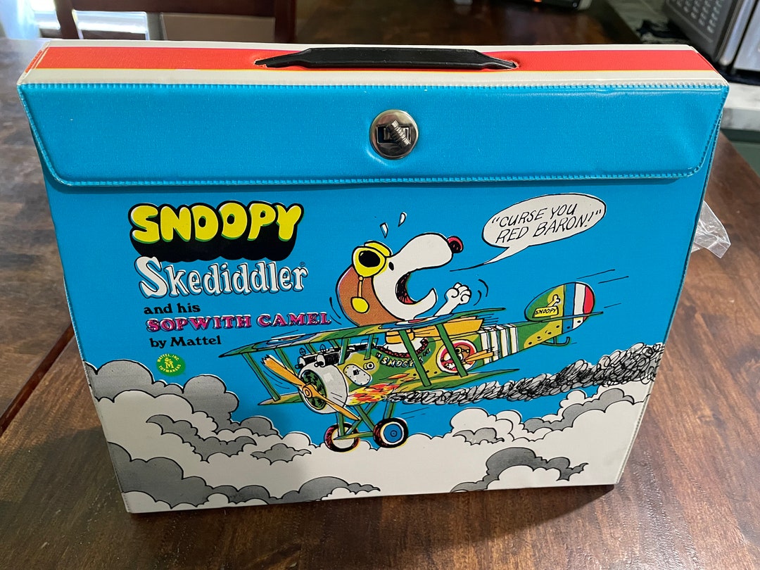 1969 Rare Mattel Snoopy Skediddler WWI Flying Ace Sopwith Camel