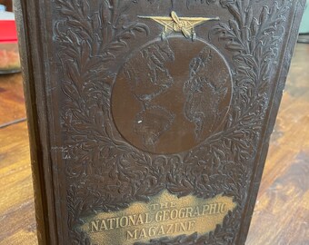 National Geographic Magazines January 1951 thru June 1951 Vol 99 in Binder