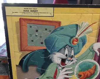1959 Whitman Bugs Bunny Frame Tray Puzzle 4428 - Etsy
