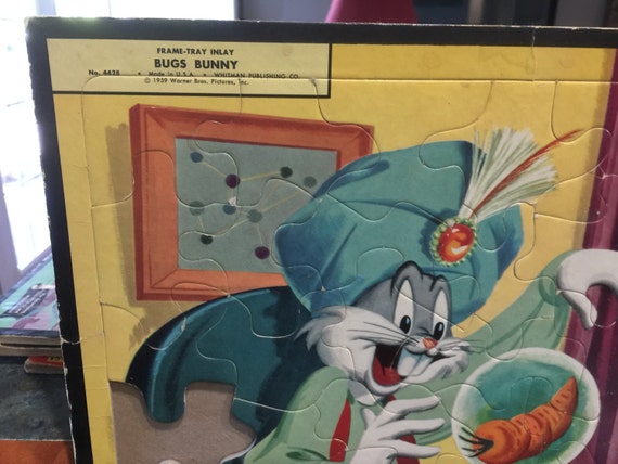 1959 Whitman Bugs Bunny Frame Tray Puzzle 4428 - Etsy