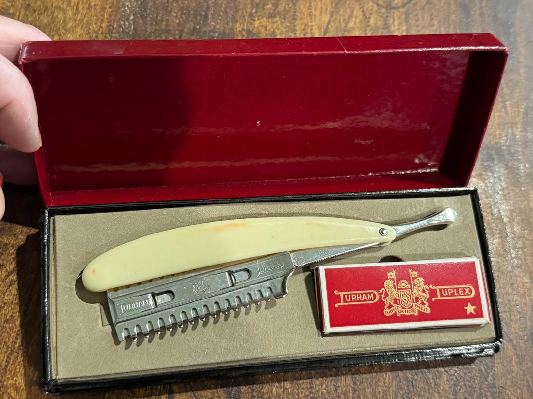 Vintage Durham Duplex Straight Razor in Original Box - Etsy