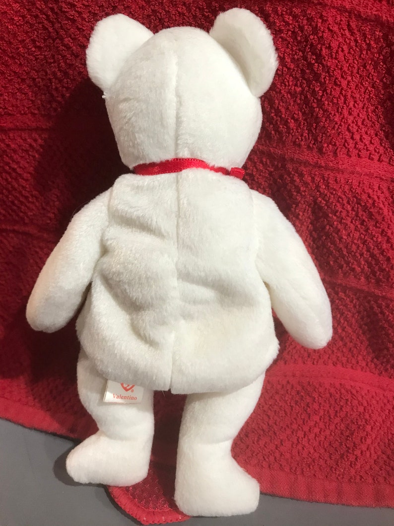 Valentino the Bear RARE Beanie Baby 1993 with Body | Etsy