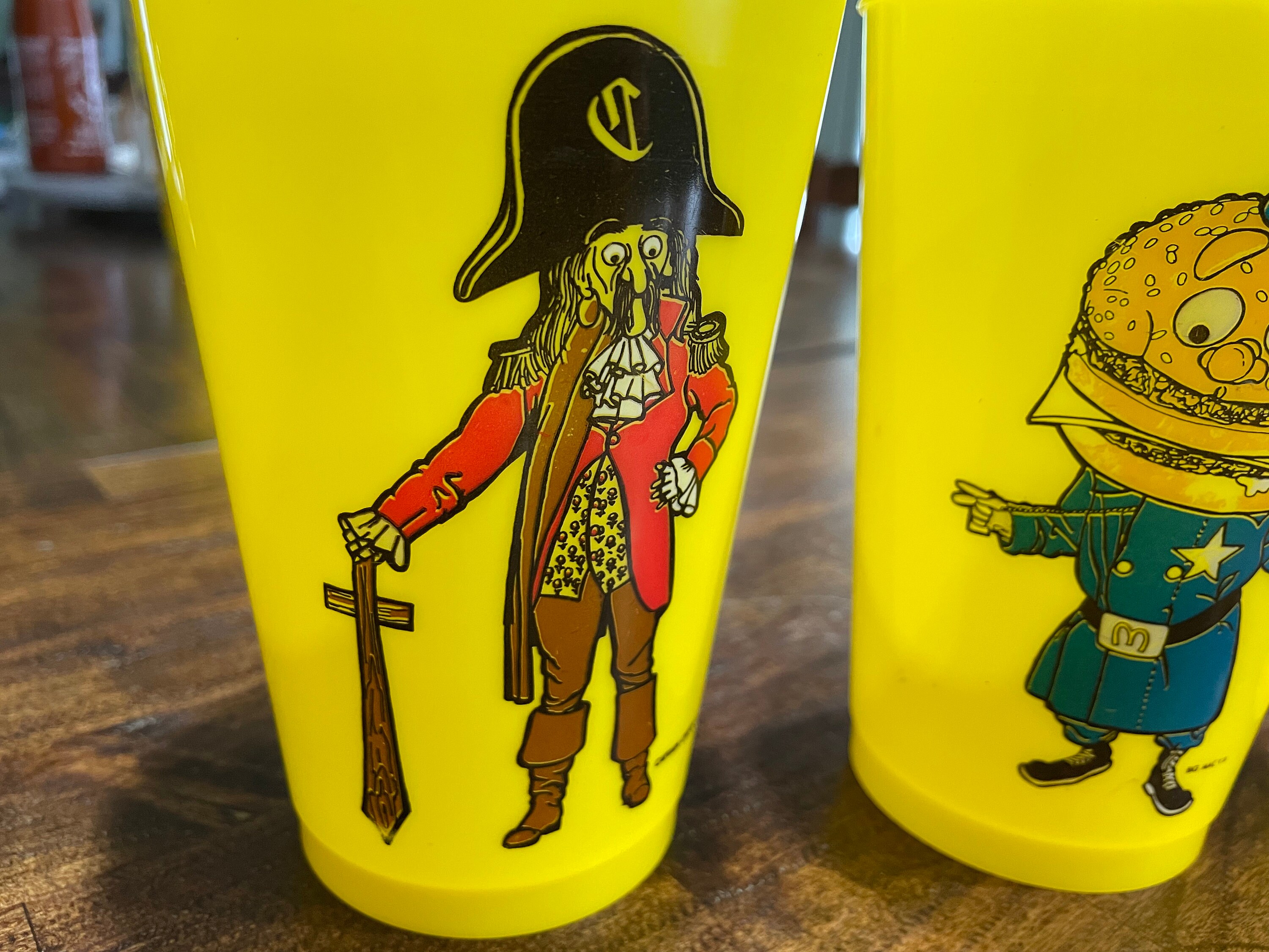 Rare 1970's Mcdonalds Plastic Cups 5th Anniversary in Hawaii - Etsy