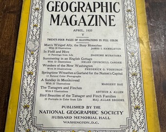 April 1935 National Geographic Magazine ( Inventory No. 1 )