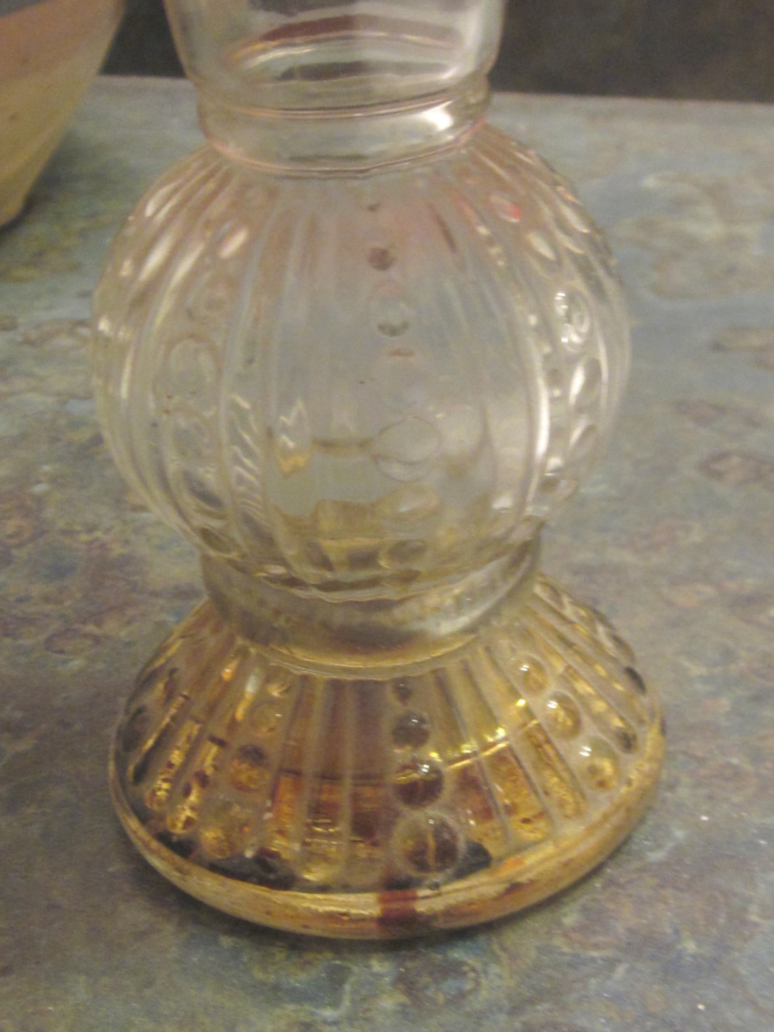 Vintage Lander Oil Lamp Perfume Bottle 7 Inch Red Shade Etsy