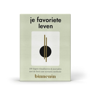 Je Favoriete Leven | 100 Dagen Visualiseren & Journalen | Kaartenset voor manifestatie van jouw ideale leven | Nederlands