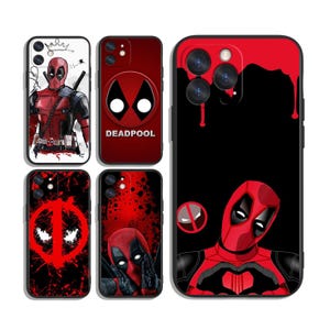 Custodie Deadpool per iPhone SE 11 12 13 14 15 16 Plus Pro Max e Samsung A55 A35 A25 A15 A54 A53 A52 S25 S24 S23 S22 FE 5G