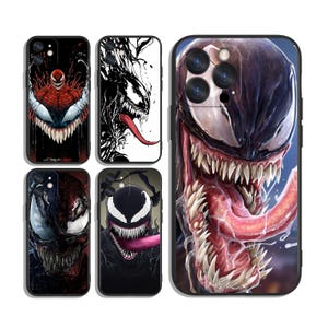 Venom Cases for iPhone SE 11 12 13 14 15 16 Plus Pro Max & Samsung A55 A35 A25 A15 A54 A53 A52 S25 S24 S23 S22 FE 5G