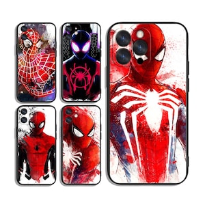Spiderman Cases for iPhone SE 11 12 13 14 15 16 Plus Pro Max & Samsung A55 A35 A25 A15 A54 A53 A52 S25 S24 S23 S22 FE 5G