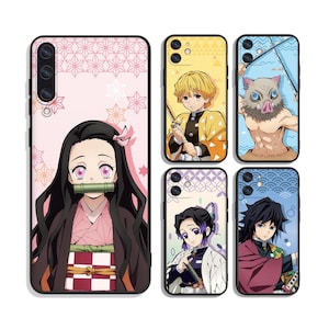 Japanische Anime Manga Hüllen für iPhone SE 11 12 13 14 15 16 Plus Pro Max & Samsung A55 A35 A25 A15 A54 A53 A52 S25 S24 S23 S22 FE 5G