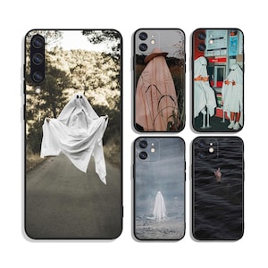 Funny Ghost Cases for iPhone SE 11 12 13 14 15 16 Plus Pro Max & Samsung A55 A35 A25 A15 A54 A53 A52 S25 S24 S23 S22 FE 5G
