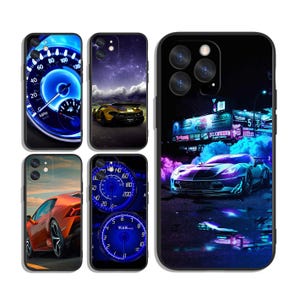 Sports Car Cases for iPhone SE 11 12 13 14 15 16 Plus Pro Max & Samsung A55 A35 A25 A15 A54 A53 A52 S25 S24 S23 S22 FE 5G