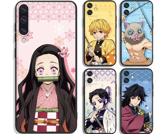 Japanische Anime-Manga-Hüllen für iPhone SE 11 12 13 14 15 Plus Pro Max & Samsung A25 A15 A54 A53 A52 S24 S23 S22 S21 FE 4G 5G