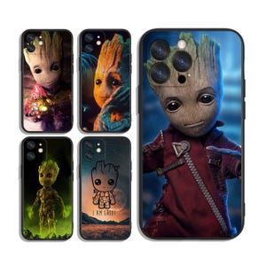 Groot Hülle für iPhone SE 11 12 13 14 15 16 Plus Pro Max & Samsung A55 A35 A25 A15 A54 A53 A52 S25 S24 S23 S22 FE 5G