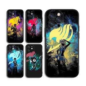 Capas de anime mangá japonesas para iPhone SE 11 12 13 14 15 16 Plus Pro Max e Samsung A55 A35 A25 A15 A54 A53 A52 S25 S24 S23 S22 FE 5G