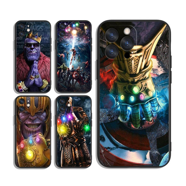 Avengers villains Thanos Cases for iPhone SE 11 12 13 14 15 Plus Pro Max & Samsung A25 A15 A54 A53 A52 S24 S23 S22 S21 FE 4G 5G