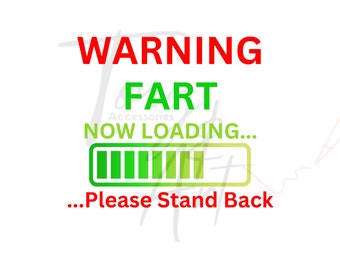 warning fart loading svg, warning fart loading png, warning fart loading digital image