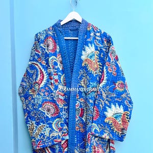 Boho Patchwork Jacket | Handmade Kantha Coat | One of a Kind Indian Outerwear