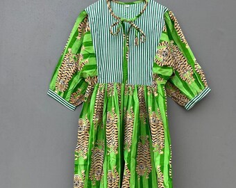 Cotton Kaftan Maxi Dress: Lightweight Summer Kimono Resort Wear