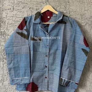 Handgjort pyjamasset i bomull med blocktryck: Mjuka indiska nattkläder bild 2