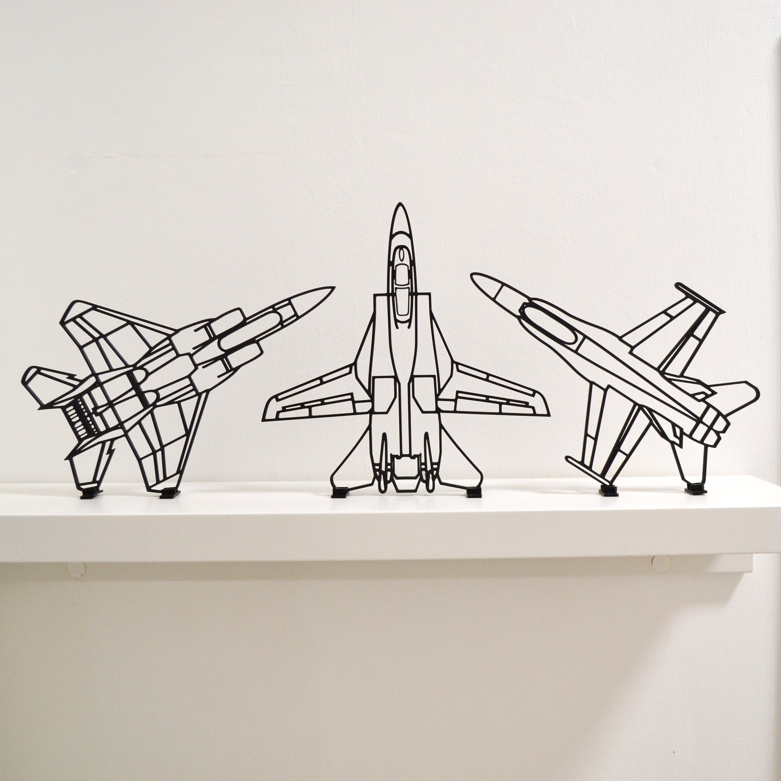Premium Diecast Fighter Plane Model Desktop Decor For Cafe
