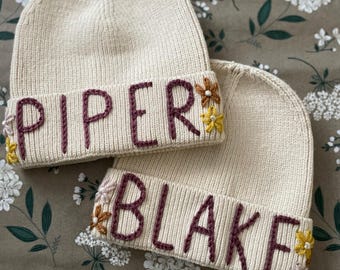 Embroidered beanie 3yrs+