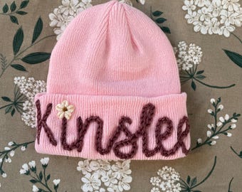 Embroidered beanie 0-36 months