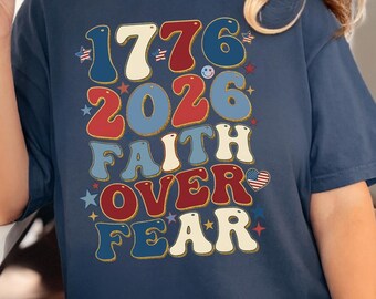 250 Years Christian Shirt Patriotic Faith Freedom 1776 2026 One Nation Under God USA 250th American Flag Cross July 4th Christian Gifts