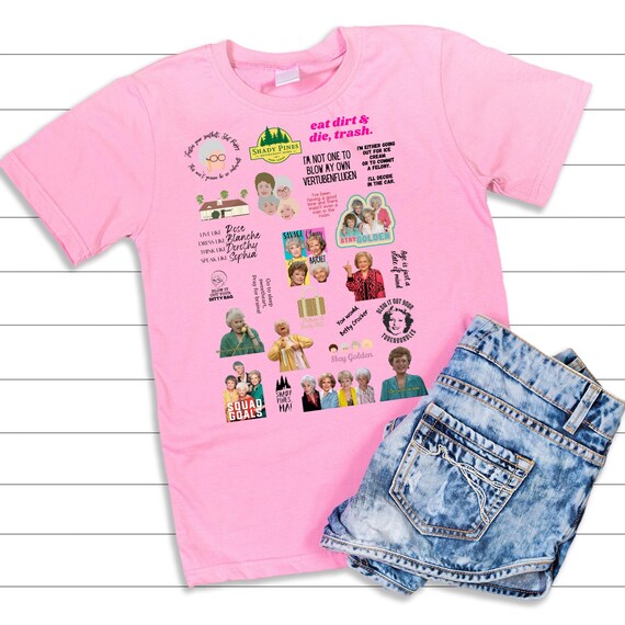 golden girls pink shirt