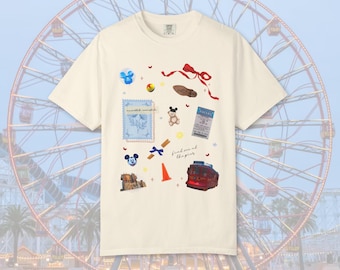 Find Me At The Pier | Magical Shirts | Neutral Theme Park T-Shirt | Disneyland-Inspired Charms Tee | Comfort Colors