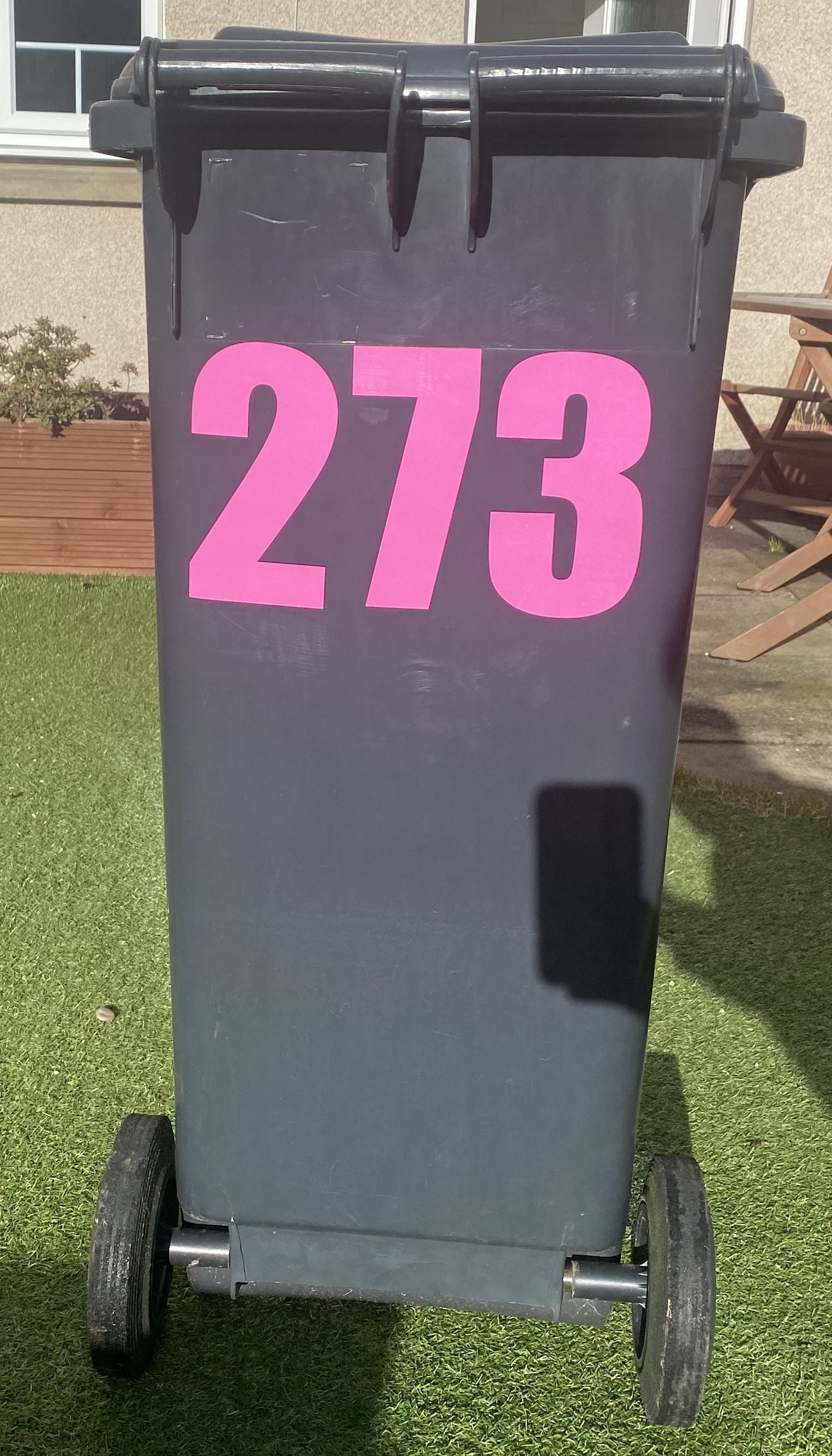 Wheelie Bin Numbers, Bin Numbers, Bin Stickers, Custom Wheelie Bin
