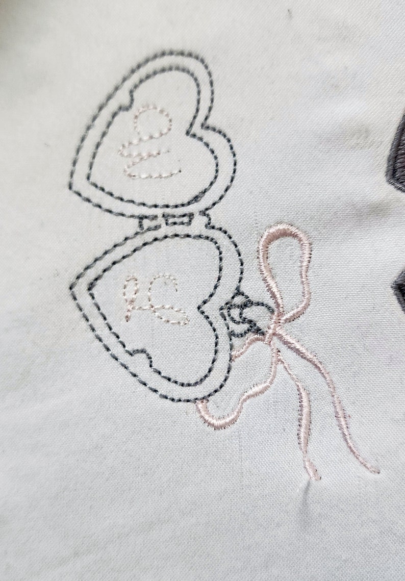 Custom Locket Embroidery File - Etsy