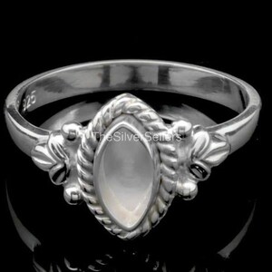 925 Sterling Silver Blank Marquise Shape Bezel Ring For Resin & Gemstone Work, 925 Sterling Silver Handmade Ring Setting, Blank Ring Base.