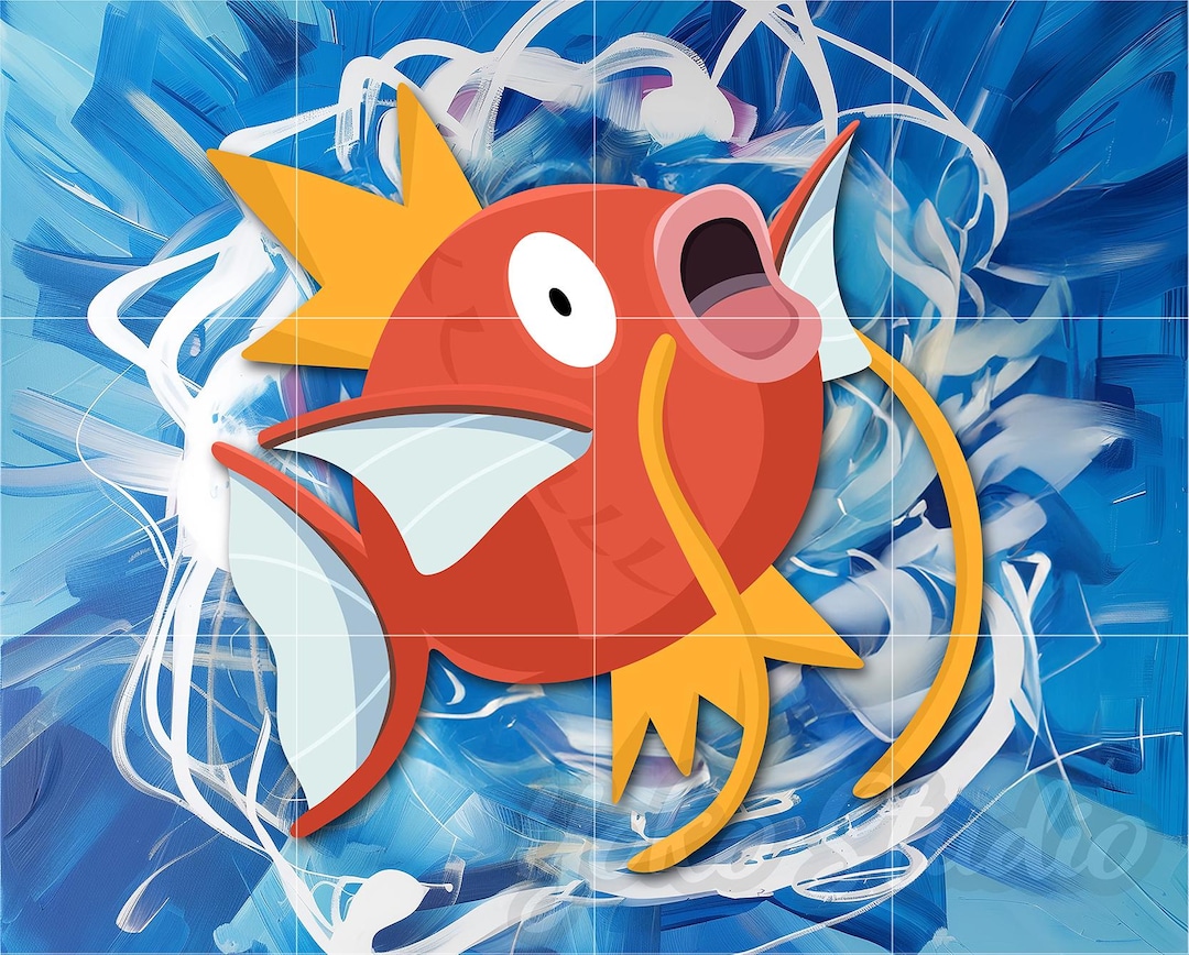 Magikarp Svg, Pokemon Digital File, Poke Cricut Vector, Download File ...