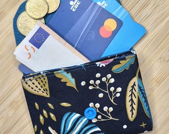 Cartera - Tarjetero - Monedero de 3 compartimentos