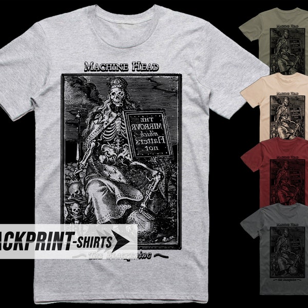 Machine Head The Blackening T Shirt cotton Men's all sizes S-5XL 18 colors poster band album cover